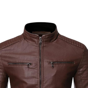 Best Quality Men's Winter Fashion Leather <b>Jacket</b> <b>Slim</b> <b>Fit</b> Casual Style Long XS Size Top Design Fabric Clothing <b>jacket</b> for men - Product Image 2