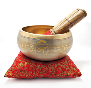 Bol chantant Instrument de prière bouddhiste tibétain avec bâton en bois Méditation Bol sonore Instrument de musique Méditation par AYAANS - Product Image 3