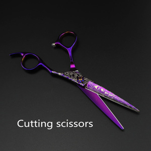6.0 Inch Fashion Beauty <b>Barber</b> Hair Scissor First-grade Quality Hairdressing Scissors Straight Hot Sale Easy to Cut - Product Image 2