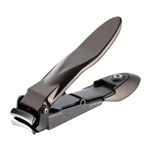 Wholesale Manufacturer Stainless Steel <b>Nail</b> Clipper Curved Jaw Large Thick Toenail Cutter Premium Gunmetal Grey Grooming <b>Tools</b> - Product Image 4