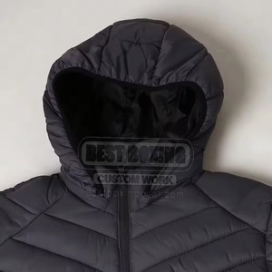 Veste matelassée en duvet style puffer, manteau chaud décontracté pour homme, veste d'hiver classique - Product Image 6