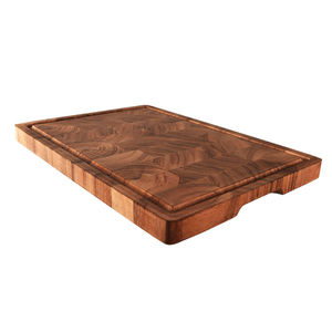 Planche à découper rectangulaire en bois massif de luxe, épaisse et grande, pour cuisine, vente en gros d'usine - Product Image 4