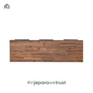 Meuble TV en teck massif de style campagnard américain, armoire latérale vintage pour salle à manger, meuble de salon avec tiroirs, personnalisation possible - Iva - Product Image 3