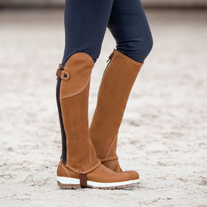 อุปกรณ์ขี่ม้าหนังวัวคุณภาพสูงปี 2026 แบบครึ่งขา ปรับแต่งได้ สะดวกสบาย บริการ OEM แบบกำหนดเอง VALNERO - Product Image 6