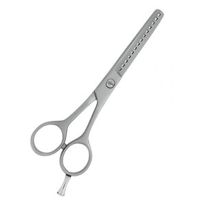 Stainless Steel Professional <b>Barber</b> Thinning Scissors Sharp <b>Blade</b> Right-Handed Medium Handle Hair Thinning Shears for Salon Use - Product Image 5