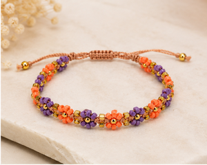 Pulsera de Cuentas de Semillas Coloridas Hecha a Mano, Ajustable, Estilo Boho Miyuki, Tejida en Algodón, para Mujer, Joyería Personalizada al por Mayor - Product Image 2