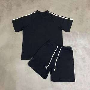 Conjunto Deportivo Informal de Dos Piezas para Hombre, Verano 2026, Poliéster/Algodón, Secado Rápido, Transpirable, para Entrenamiento, Servicio OEM - Product Image 2