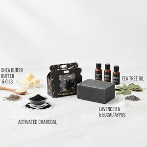 Jabón de Carbón Orgánico al por Mayor, Barra de Belleza Herbal Natural Hecha a Mano, Antiséptica, para Todo Tipo de Piel, OEM/ODM, Marca Privada, Detox - Product Image 4