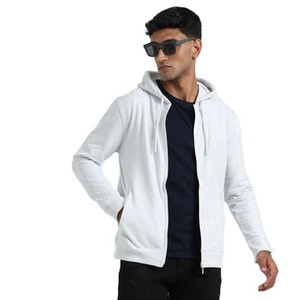 Sweat-shirt à capuche zippé pour homme, hiver, 455 GSM, coton molletonné, chaud, décontracté, streetwear, fabricant OEM, marque privée - Product Image 2