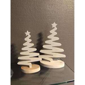 <b>Wooden</b> and MDF <b>Christmas</b> <b>Tree</b> Decoration for Living Space Styling Elegant Holiday Ornament for Home Festivities - Product Image 5
