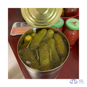 MEILLEUR PRIX |   Concombres en conserve salés, petits concombres en conserve dans une jarre pour la restauration, provenant de la ferme Blue Lotus - Product Image 1