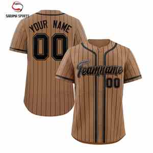 Maillots de baseball pas chers en gros – Fourniture en vrac de maillots de baseball pour hommes, femmes et tenues d'équipe unisexes - Product Image 1