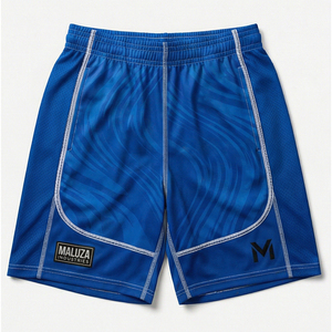 Conjunto Deportivo MALUZA Pro Fit, Camiseta y Pantalones Cortos de Baloncesto, Transpirable, Estampado, Tallas Grandes, Absorbe la Humedad, Logotipo Personalizado - Product Image 4