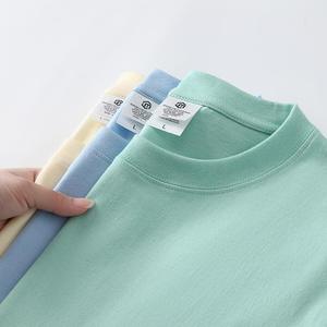 Camiseta de hombre de color liso, 100% algodón, cuello redondo, manga corta, informal, talla L - Product Image 4