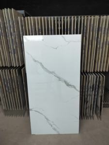 กระเบื้องปูพื้นพอร์ซเลนขนาด 600x1200 มม. คุณภาพส่งออก GVT PGVT ลายหินอ่อน สำหรับตลาดนานาชาติ ส่งออกกระเบื้องพอร์ซเลนทั่วโลก - Product Image 3