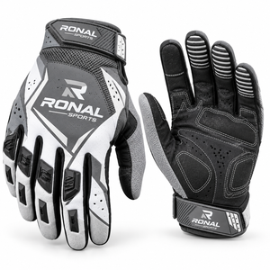 Men's Summer Stunners <b>BMX</b> Racing <b>Gloves</b> Quality Genuine Leather for Full Hand Protection Breathable Function in best sale - Product Image 2