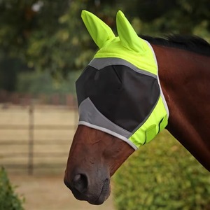 High Quality Comfortable Horse <b>Fly</b> Face Cover Breathable Mesh For Riding Best Design Colour Options Available Horse <b>Fly</b> <b>Mask</b> - Product Image 1