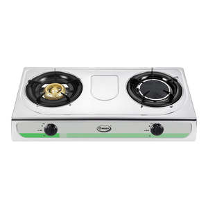 Gas <b>Stove</b> with Cast Iron and Infrared Burner Portable Single Burner Stainless Steel Surface LPG Gas for Cooking - Product Image 2