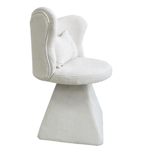 Silla giratoria de acento con respaldo de mariposa para tocador de dormitorio y taburete de maquillaje para comedor - Product Image 4