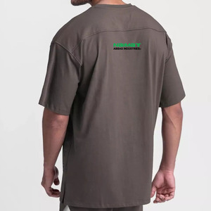เสื้อยืดแขนสั้นผู้ชาย ทรงปกติ คอกลม พิมพ์ลายตัวอักษร ดีไซน์ลำลอง ผ้าเจอร์ซีย์คอตตอน สตรีทแวร์ - Product Image 6