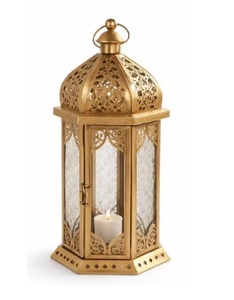 Deluxe Quality Style Galvanized Metal & Glass <b>Lantern</b> Iron <b>Candle</b> <b>Lantern</b> Perfect For Indoor Outdoor Events And Home Decoration - Product Image 6