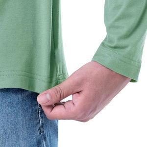 Camisa de manga larga de algodón para hombre, hecha a medida, cosida, personalizada, informal, antiarrugas, transpirable. - Product Image 4