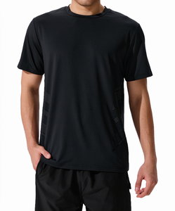 เสื้อยืดโอเวอร์ไซส์ผู้ชาย พิมพ์ลายพรีเมียมตามสั่ง โลโก้ OEM ผ้าคอตตอน 100% เนื้อหนา เหมาะสำหรับวิ่งและเดินป่า - Product Image 1