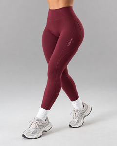 Leggings de yoga taille haute F2WIN, longueur cheville, avec surpiqûres contrastées - Product Image 1