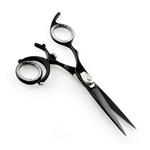 Black Plasma Japanese Stainless Steel Professional Salon <b>Barber</b> Hair Cutting Scissors Sharp <b>Blade</b> - Product Image 2