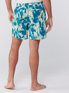 Custom Tie Dye <b>Shorts</b> Elastic Waist Casual Breathable Woven Blue Cream Pattern Mid Length <b>Short</b> Swimwear Mens <b>Swim</b> <b>Shorts</b> Sexy - Product Image 5
