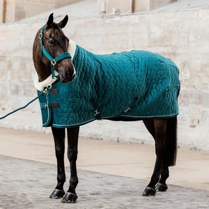 Hot Selling Lightweight Horseware Waterproof Turnout Fabric Winter Fleece Cotton Lining Dressage Use Horse Warm <b>Rugs</b> - Product Image 2