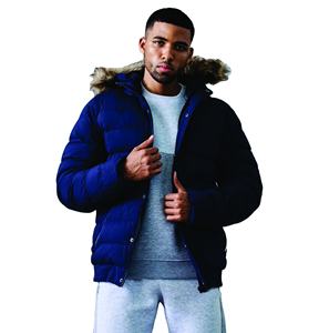 Fournisseur vérifié 100% Doublure en polyester 100% Garniture en acrylique 73% Acrylique 27% Veste Sub Zero en polyester bleu - Product Image 4