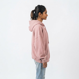Sudadera con capucha de forro polar oversize para mujer, holgada y cálida, de algodón para invierno - Product Image 6