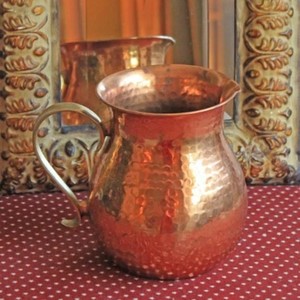 Elegant Hammered Copper Moscow Mule Mug Handmade Drinkware for Water Beer Juice Cocktail Home Bar <b>Kitchen</b> - Product Image 3