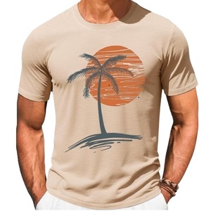 T-shirt homme à manches courtes, col rond, coupe slim, 100% coton, 180 g/m², couleur unie avec impression, personnalisable, fournisseur du Bangladesh. - Product Image 3