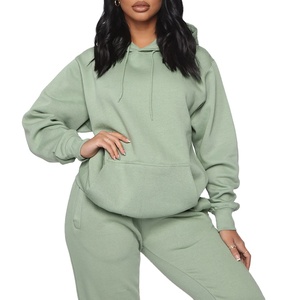 Ensemble de survêtement de sport à taille élastique à capuche pour femmes PRO ENTERPRISES 380gsm French Terry Casual Fitness Jogging Hiver Adultes Avant - Product Image 6