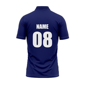 Maillots de cricket personnalisés pour adultes en gros – 100 % polyester respirant, couleurs, tailles et logos personnalisables, ambidextres - Product Image 4