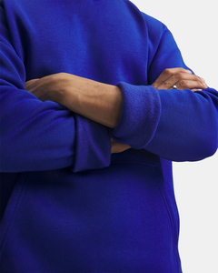 Sudadera con Capucha Azul Rey para Hombre, Corte Regular, Color Sólido, Cierre de Cremallera, Bolsillo Tipo Canguro, 100% Algodón, Transpirable, Estilo Casual Urbano - Product Image 3