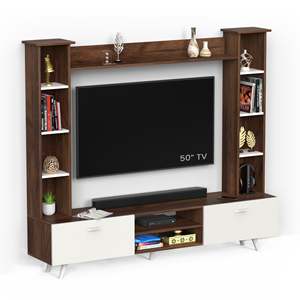 Mueble para TV de Madera Sintética Pinn, Mueble para Decodificador, Estantes para Libros, Decoración para Dormitorio o Sala de Estar - Product Image 4