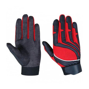 Guantes de bateo de béisbol duraderos, guantes de bateo de béisbol con soporte de palma de cuero suave para jugadores de béisbol y softbol - Product Image 1