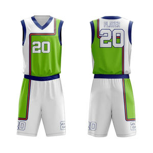Uniforme de Baloncesto Corto Deportivo Unisex para Hombre, Ecológico, de Secado Rápido, Transpirable, 100% Poliéster, con Nombre de Equipo Personalizado - Product Image 3