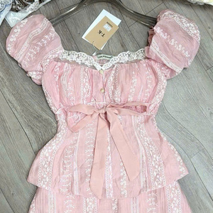 Ensemble deux pièces pour femme en coton et soie, jupe longue sans manches, couleur unie, coupe ajustée décontractée, lavable, écologique, décor discret - Product Image 3