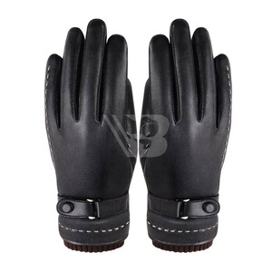 ถุงมือหนังพิมพ์ลายแบบกำหนดเองได้ถุงมือหนังคุณภาพดีทำสีพื้น - Product Image 1