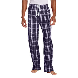 Grey Plaid <b>Men</b> Flannel Pants Cotton <b>Pajama</b> Pants Comfort Fit Lounge Wear Elastic Waistband Winter Sleepwear Trouser - Product Image 6