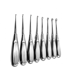 Juego de Curetas Óseas Volkmann de 8 Piezas, Instrumentos Quirúrgicos Ortopédicos de Acero Inoxidable para Procedimientos Óseos y de Tejidos - Product Image 5