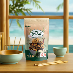 HALAL Alga Assada Saco SUSHI Verde Escuro OEM Envoltório Embalagem De Armazenamento De Alimentos Secos Queijo De Mel Frutos do Mar Flavored Custom Weight