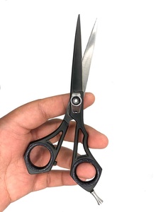 Premium Tegra Surgical Stainless Steel 4Cr13 Custom Right-Handed Barber Scissors Kit 28 <b>Teeth</b> Medium Handle for Thinning Cutting - Product Image 3