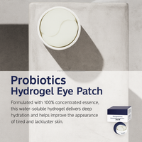 Patchs Hydrogel pour les Yeux K-Beauty à l'Acide Hyaluronique, Panthénol, Propolis, Collagène, Peptides et Probiotiques pour une Peau Éclatante – OEM