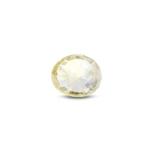 Loose 3.2 Carat Oval Cut Yellow Sapphire Gemstone for Fine Jewelry - Product Image 2