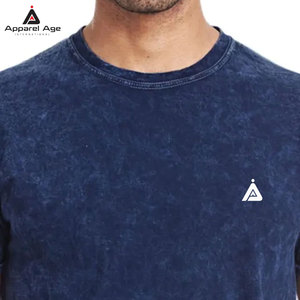 เสื้อยืดสตรีทแวร์ดีไซน์ล่าสุด ผ้าฝ้าย 100% ทรงหลวม สีพื้น สำหรับผู้ชาย ไซส์ผู้ใหญ่ ลายพิมพ์แบบฟอกสี - Product Image 6